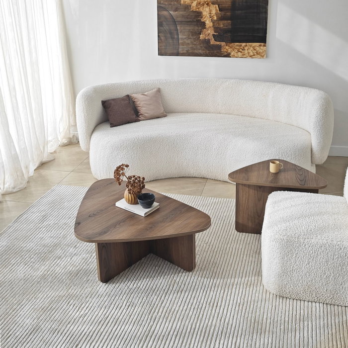 Hanah Home Ballare Set - Nogal